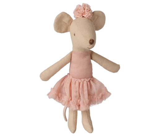 Ballerina mouse, Big sister - Light heather (Preorder - Available Mid October)