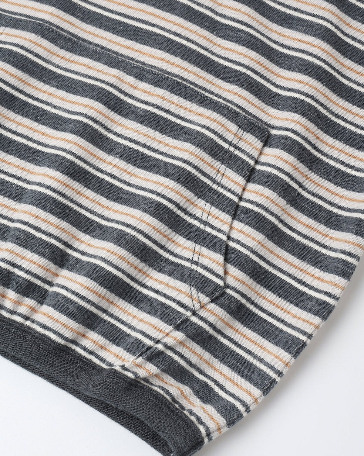 Rylee + Cru Relaxed Set in blue stripe slub knit, additional product photo