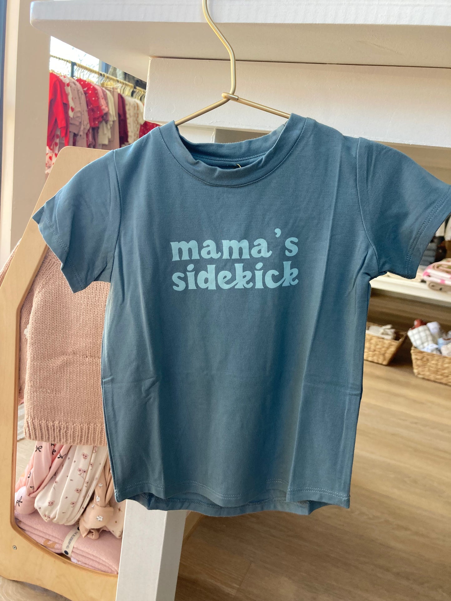 Mama's Sidekick - Boy's Short Sleeve Tee