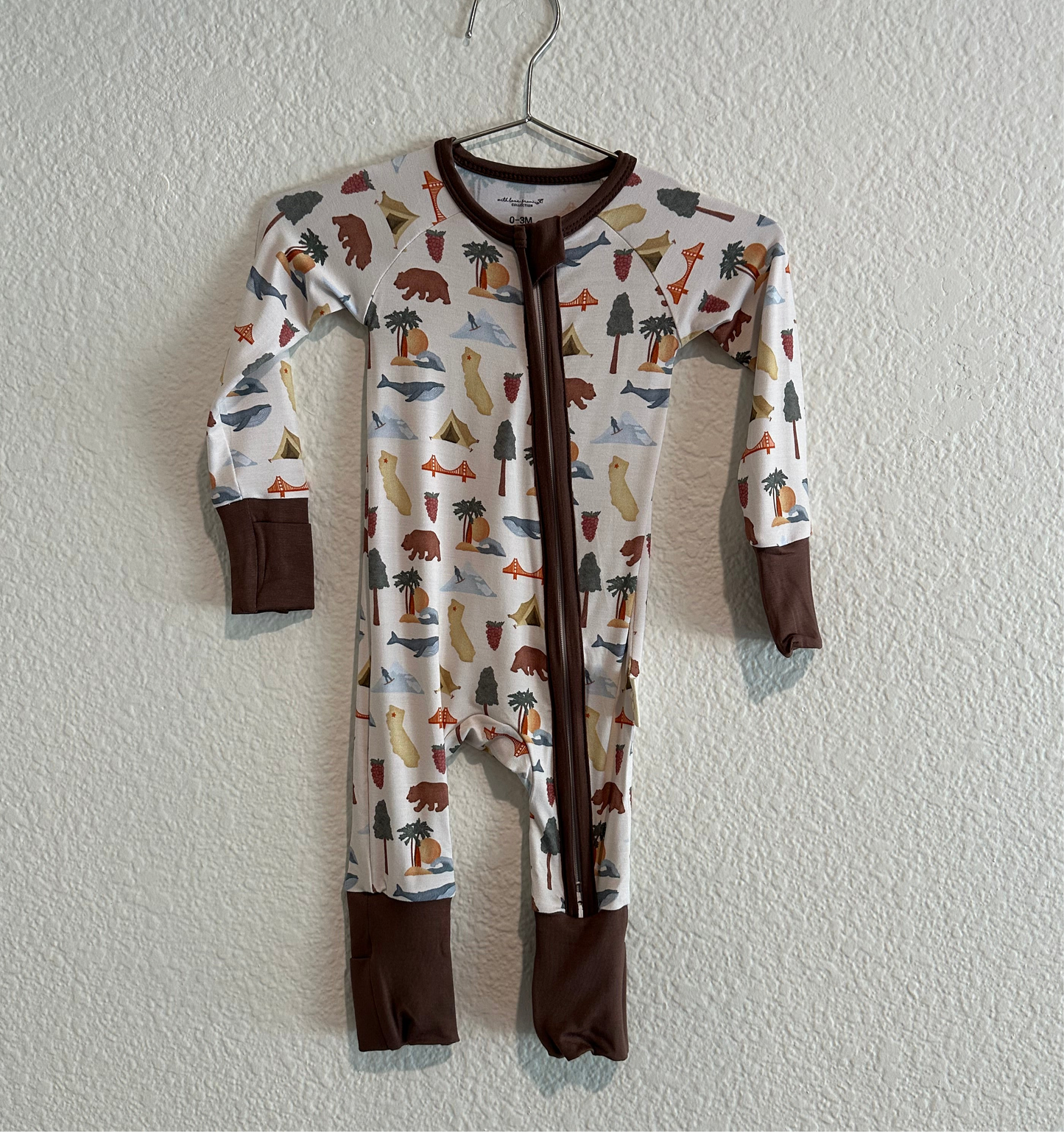 Northern California Bamboo Baby Pajamas