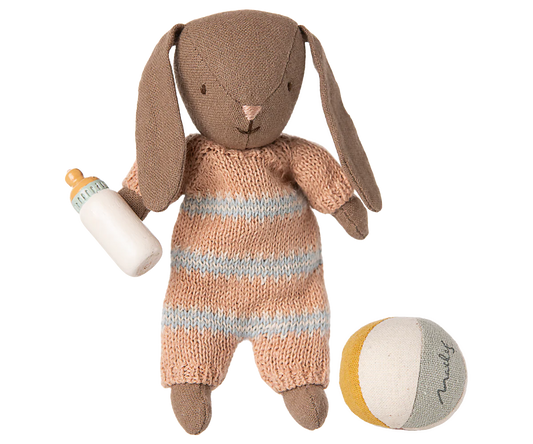 PREORDER - Bunny set, Micro - Brown - Dusty rose (Available Early November)