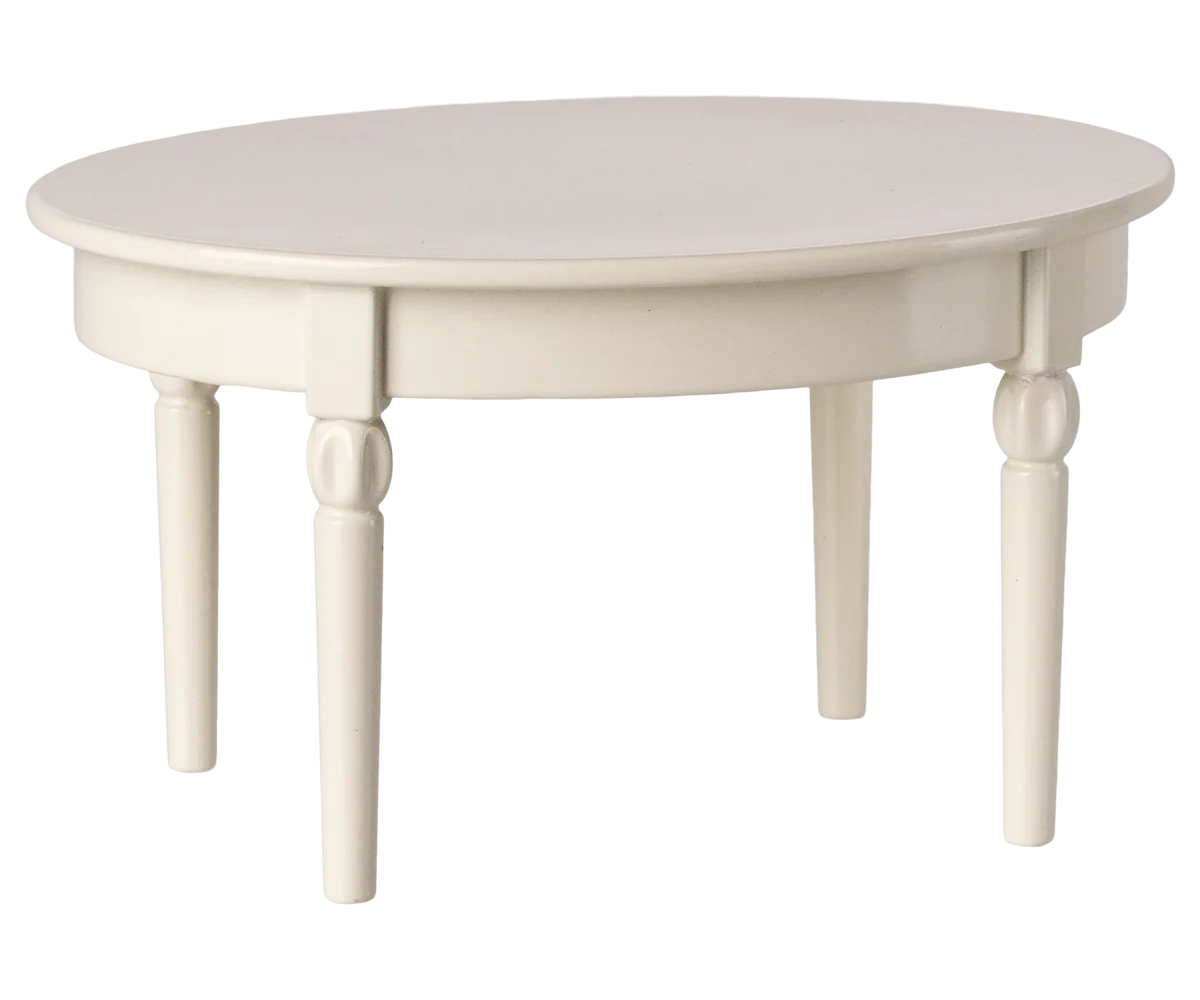 PREORDER - Vintage dining table, Mouse - Off white (Available Early October)