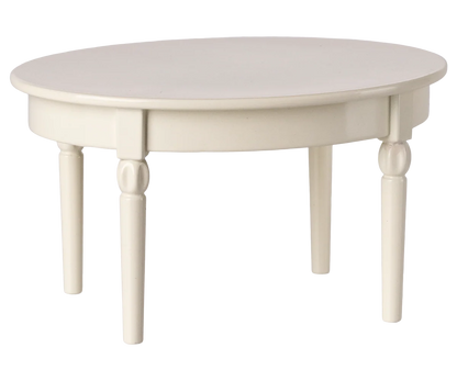 Vintage dining table, Mouse - Off white