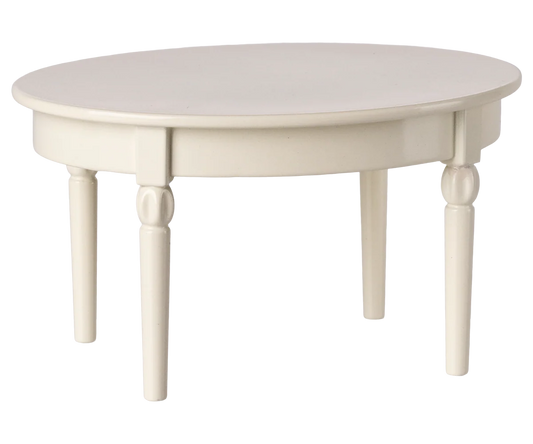 PREORDER - Vintage dining table, Mouse - Off white (Available Early October)