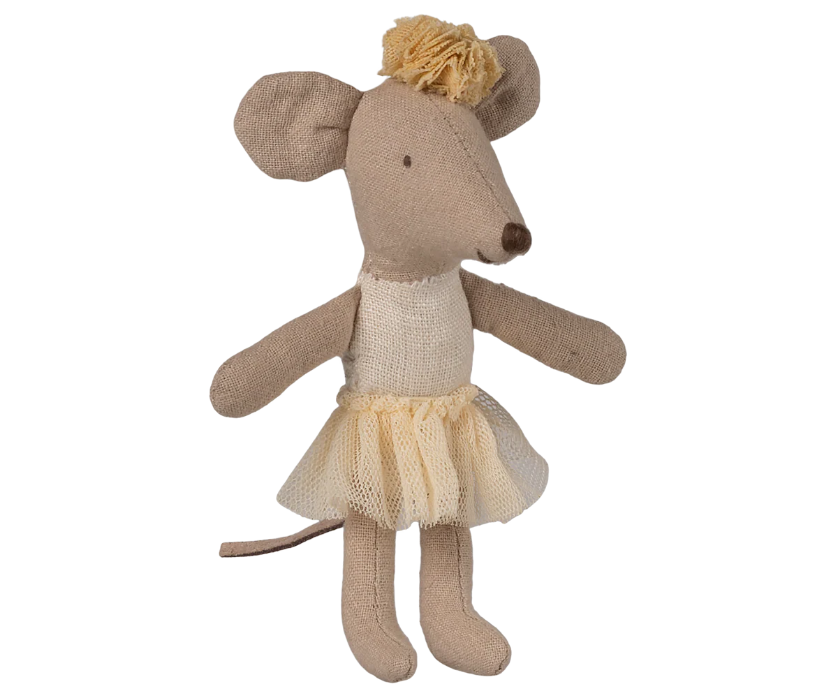 Ballerina mouse, Little sister - Off white