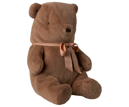 Teddy bear plush, Medium - Soft brown