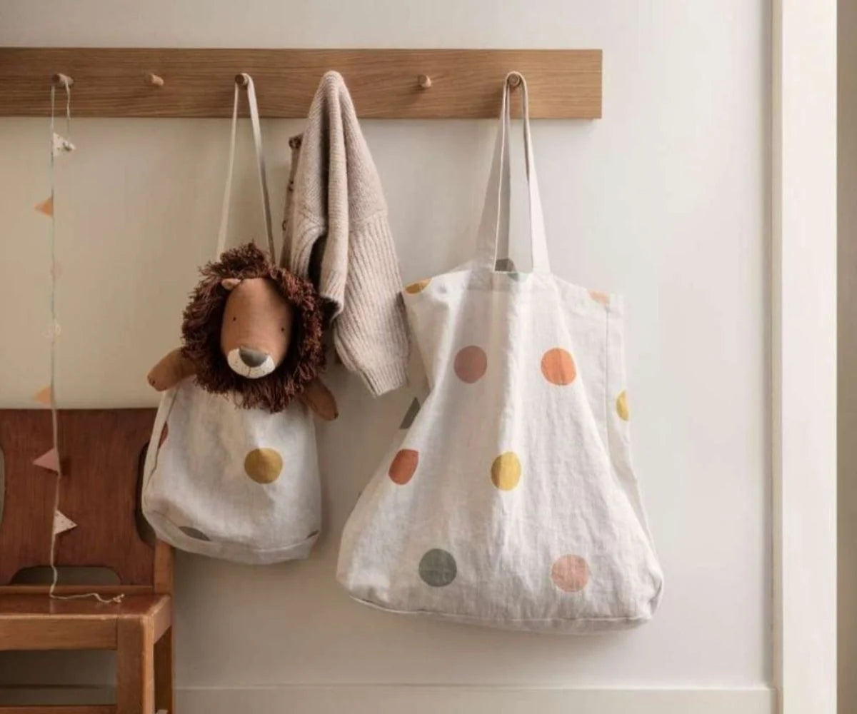 Maileg Tote bag, Multi dots - Large - view 2