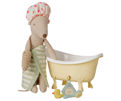 Bathtub set, Mouse - Yellow (Preorder - Available Mid October)