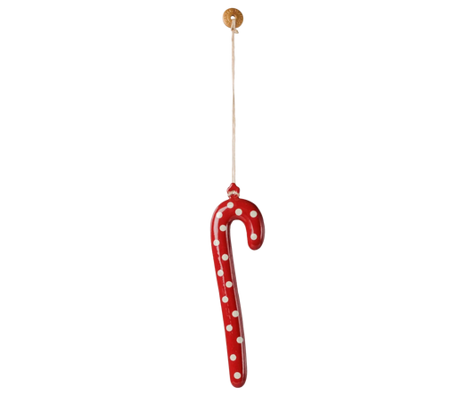 Maileg Metal ornament, Large sugar cane - Dot