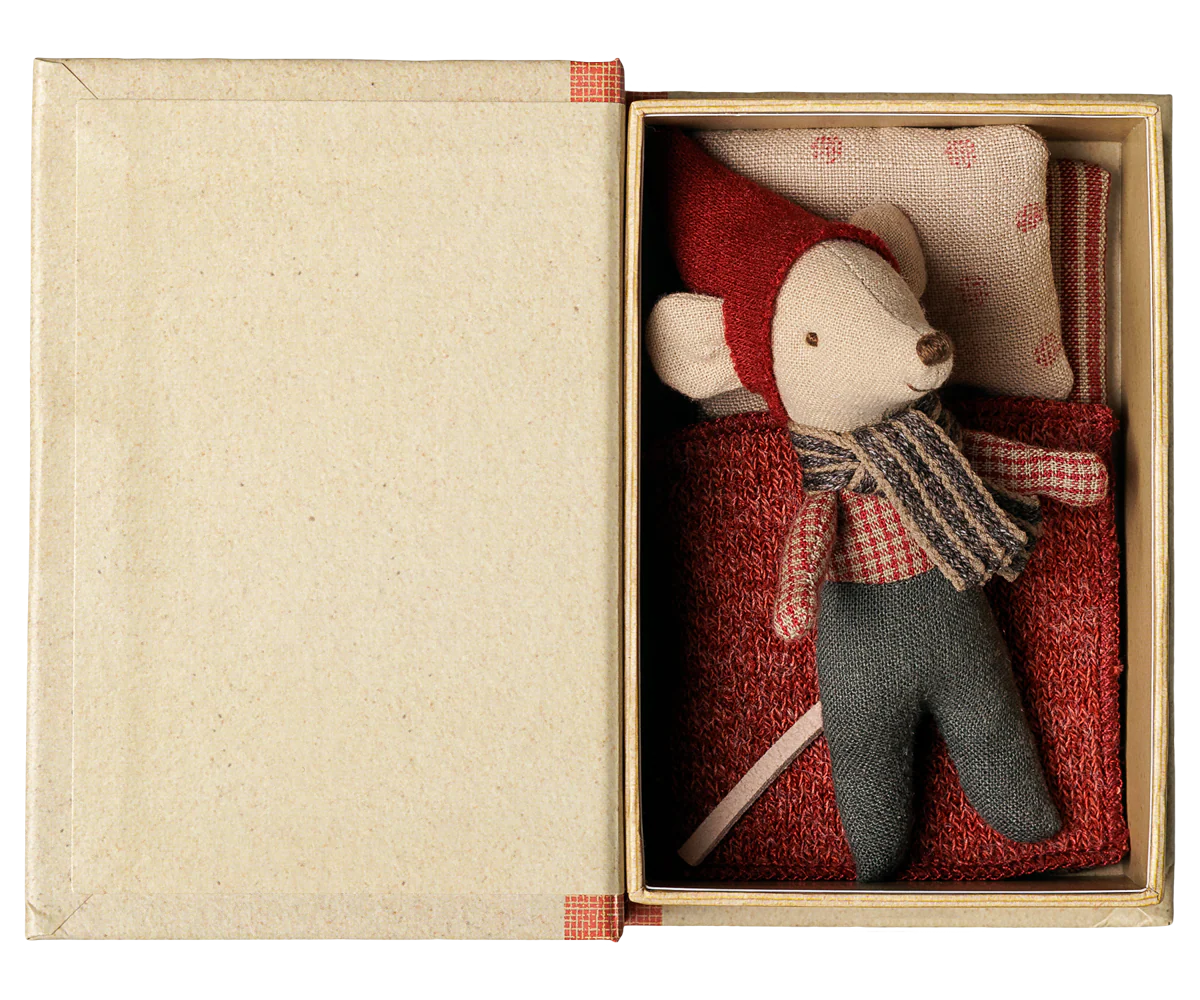 Christmas mouse, Baby in book (Preorder - Available Early September)