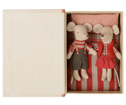 Christmas twin mice, Little sister and brother in book (Preorder - Available Mid September)