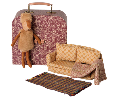 Reindeer in suitcase, Little sister (Preorder - Available Early November)