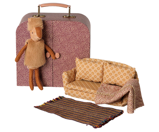 Reindeer in suitcase, Little sister (Preorder - Available Early November)