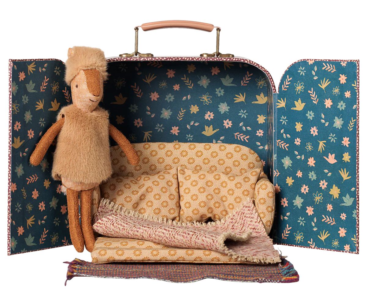Reindeer in suitcase, Little sister (Preorder - Available Early November)
