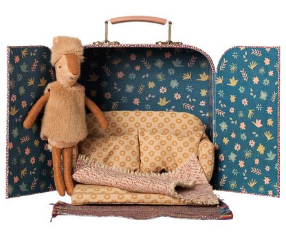 Reindeer in suitcase, Little sister (Preorder - Available Early November)