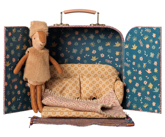 Reindeer in suitcase, Little sister (Preorder - Available Early November)
