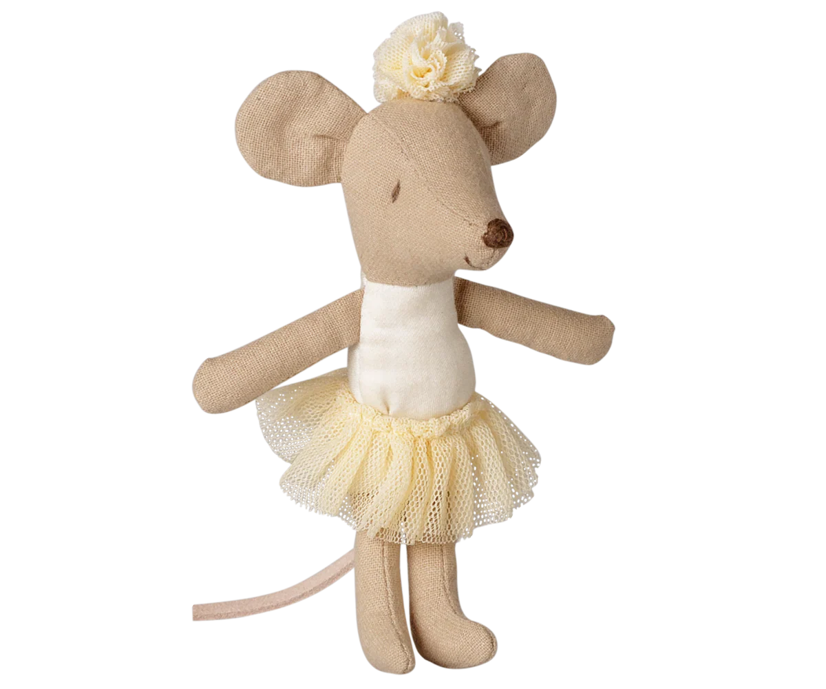 Ballerina mouse, Little sister - Off white (Preorder - Available Mid October)