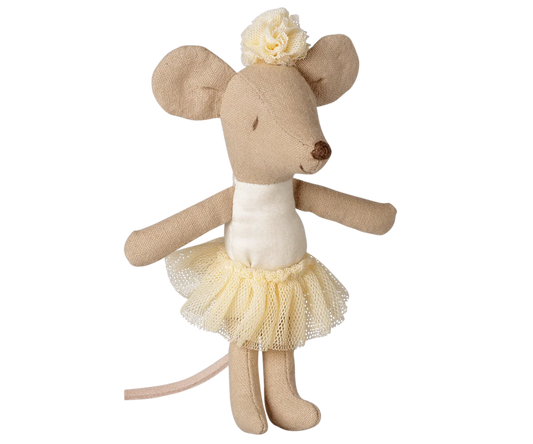 Ballerina mouse, Little sister - Off white (Preorder - Available Mid October)