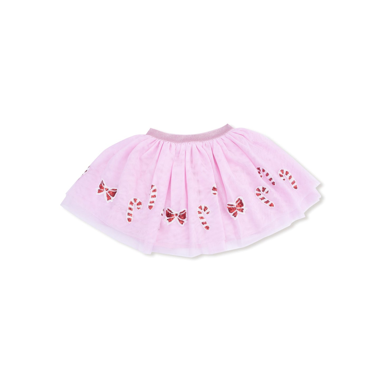 Candy Canes + Bows Tutu Skirt