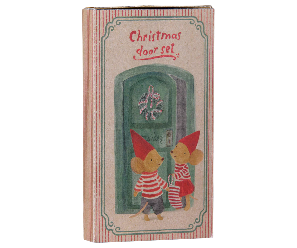 Christmas door set, Mouse (Preorder - Available Early November)