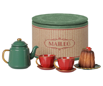 Christmas tea party, Mouse - Red/Green (Preorder - Available Early November)