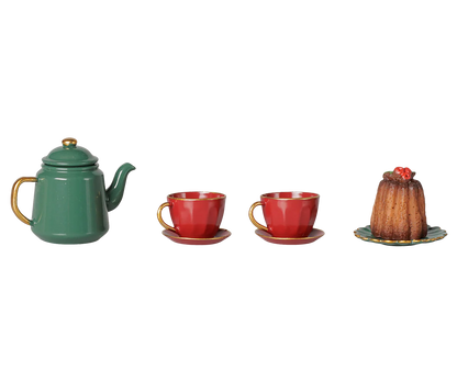 Christmas tea party, Mouse - Red/Green (Preorder - Available Early November)