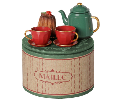 Christmas tea party, Mouse - Red/Green (Preorder - Available Early November)