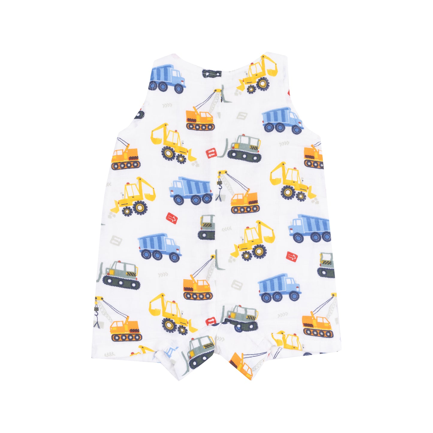 Cool Construction - Sleeveless Shortie Romper Back
