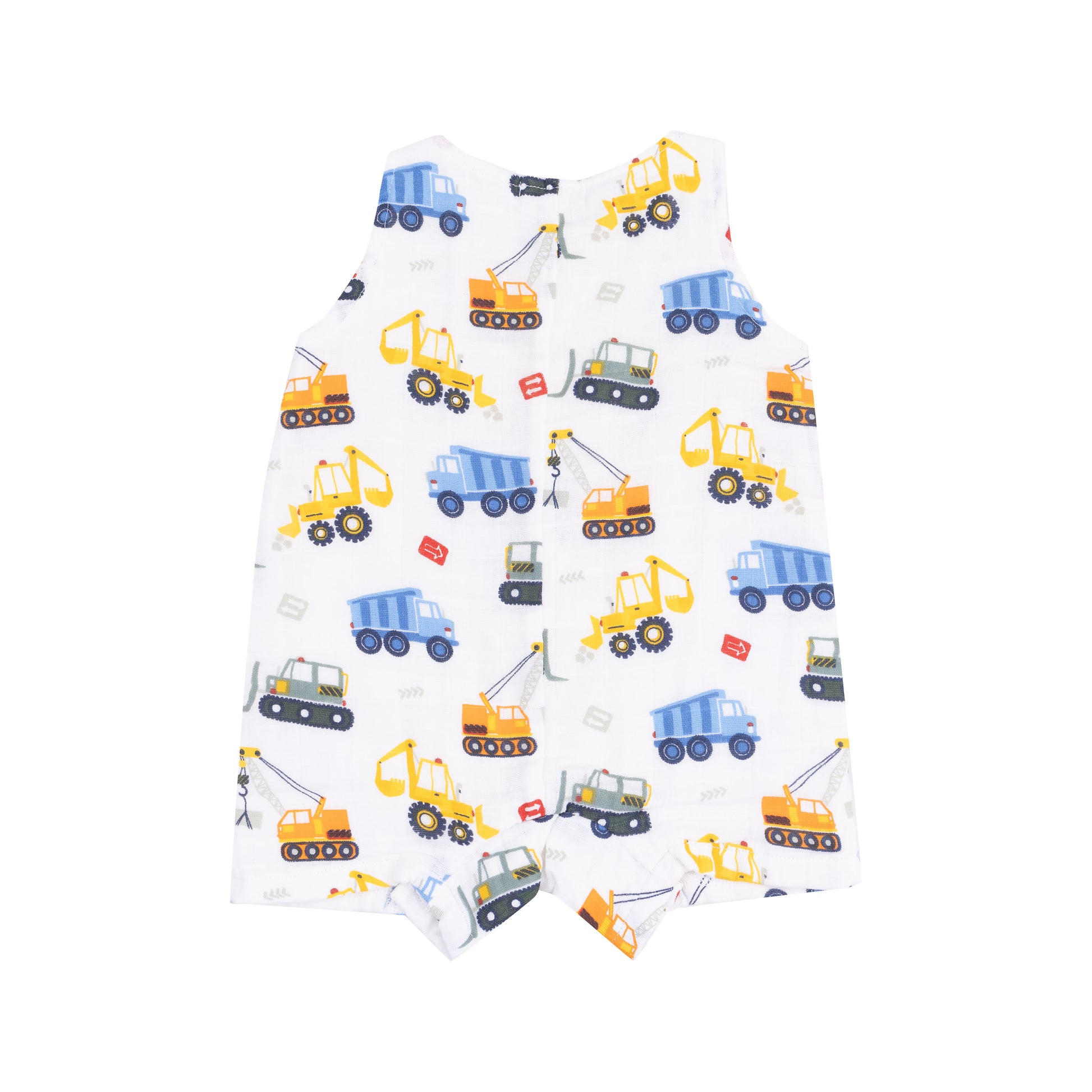 Cool Construction - Sleeveless Shortie Romper Back