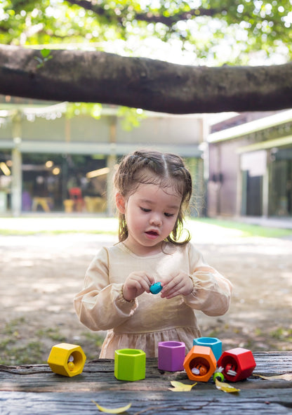 Beehives Wooden Toy