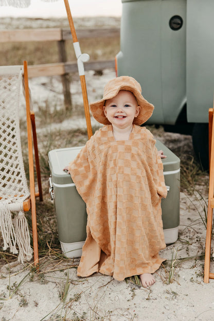 Terry Cloth Hooded Towel - Sand Dollar