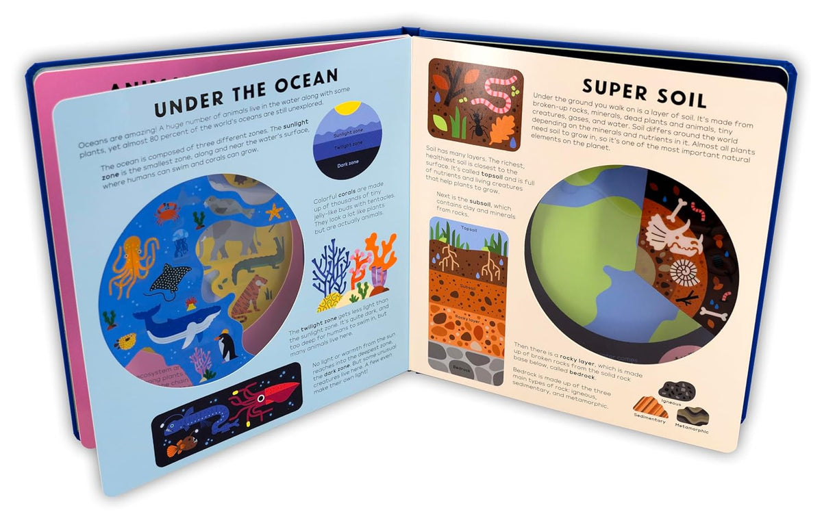 Computer Earth Book The Earth Book - See-Through Science Board Book – Shop Little Cousins