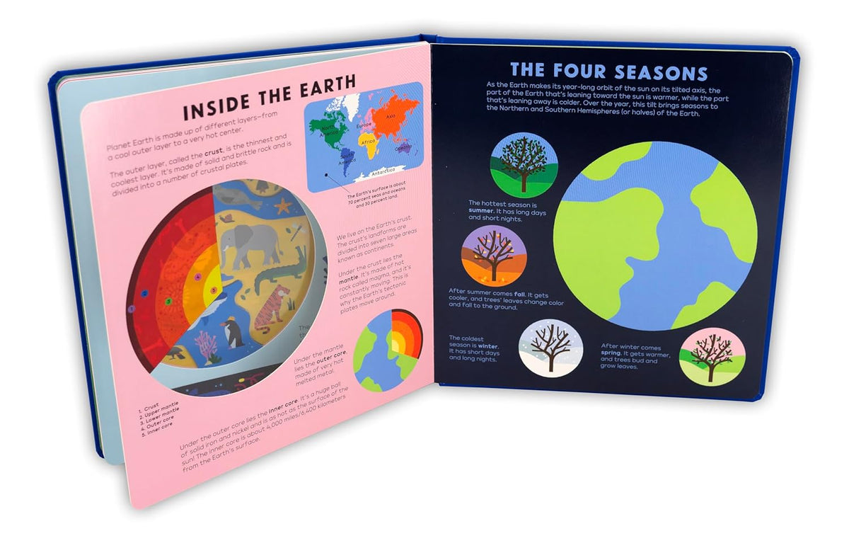 Computer Earth Book The Earth Book - See-Through Science Board Book – Shop Little Cousins