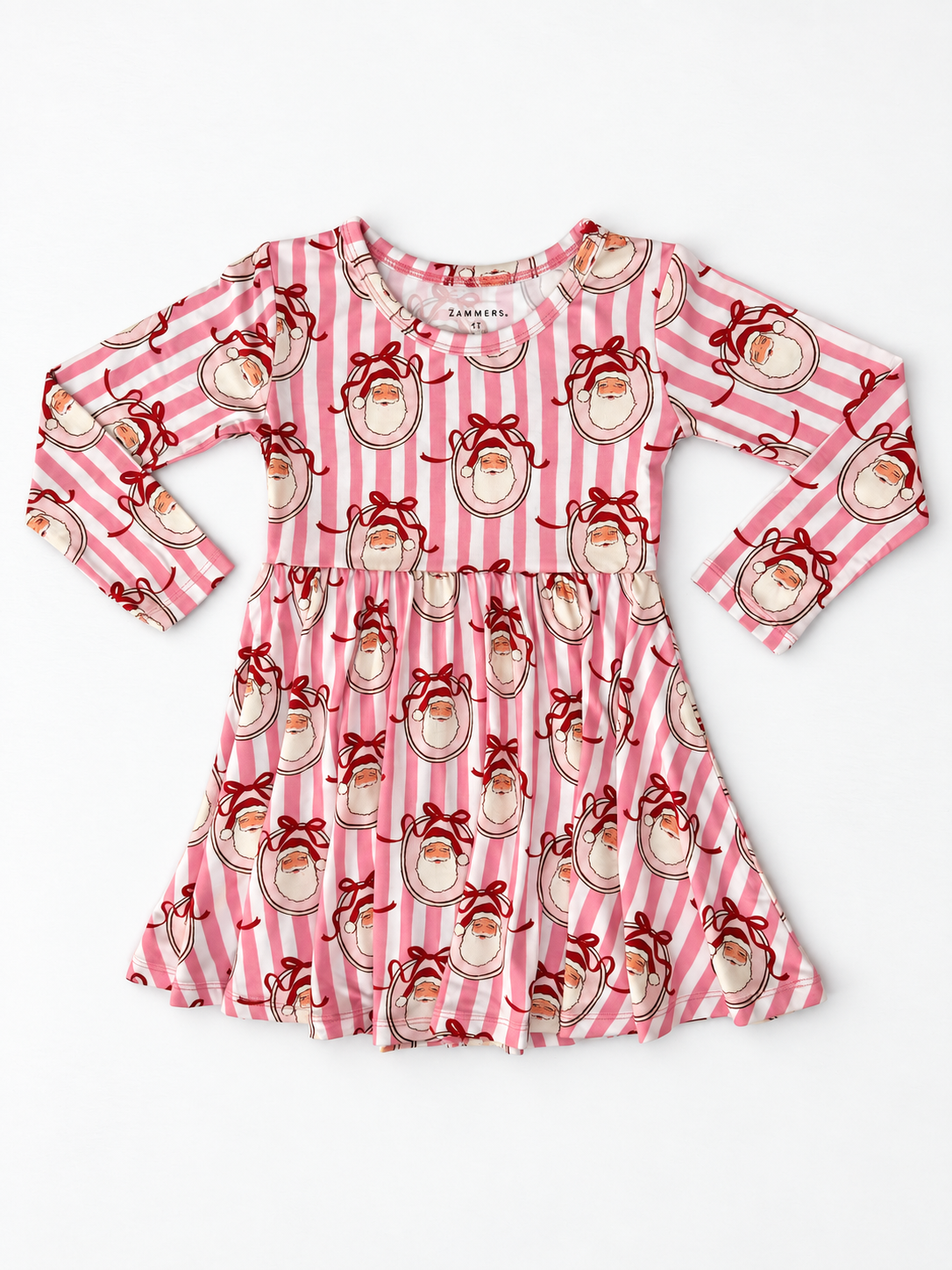 Pink Santa Claus Lane Twirl Dress