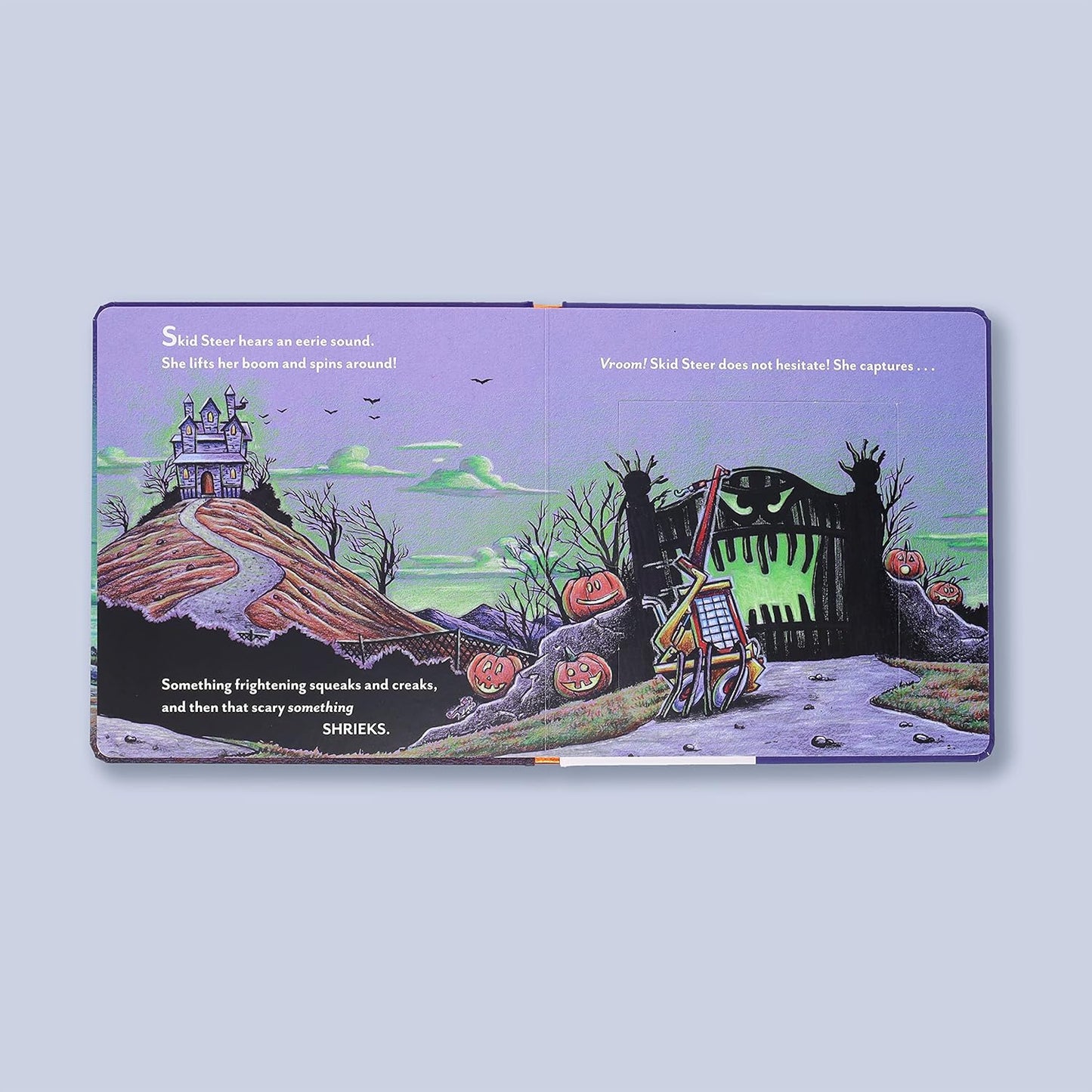 Construction Site Gets a Fright!: A Halloween Lift-the-Flap Board Book
