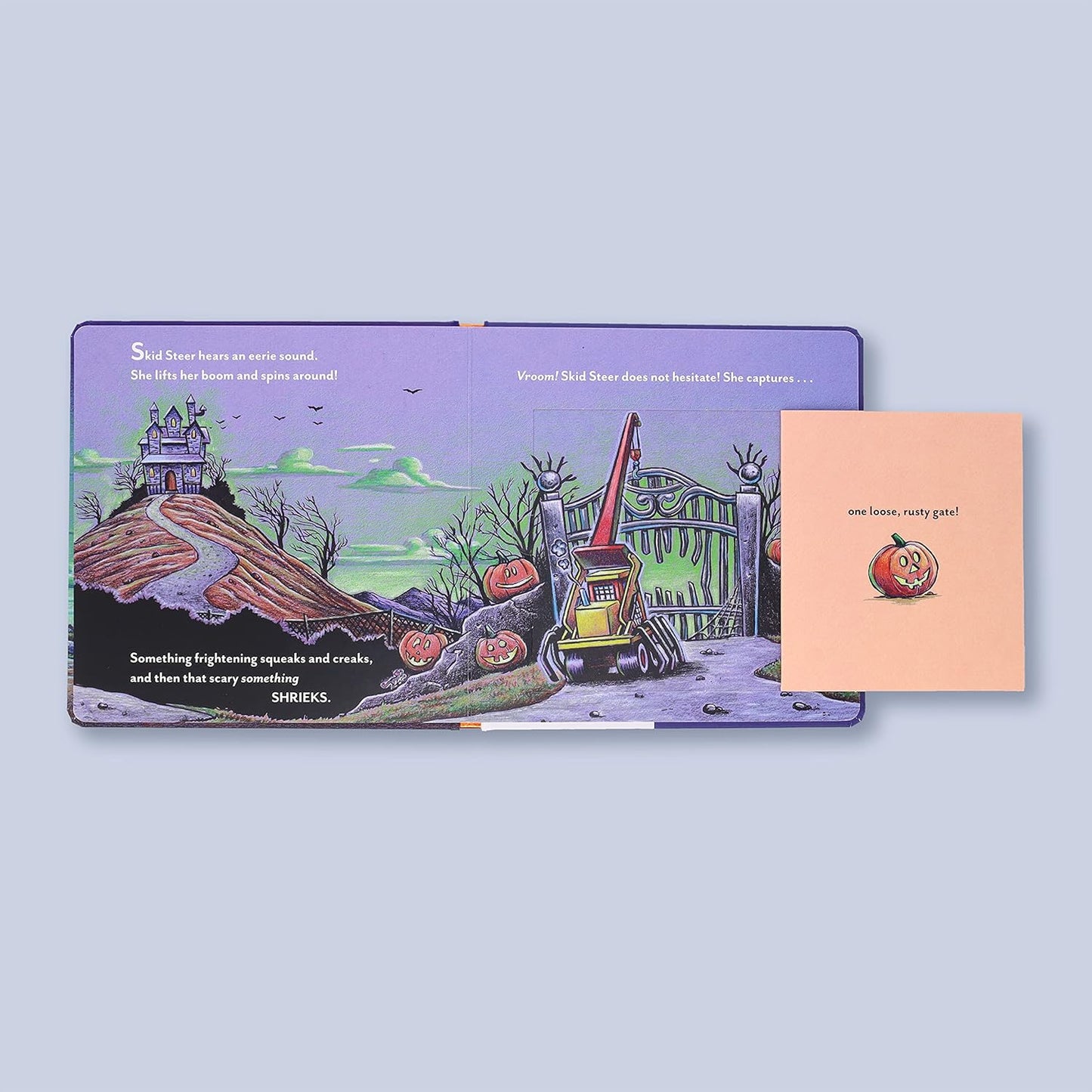 Construction Site Gets a Fright!: A Halloween Lift-the-Flap Board Book