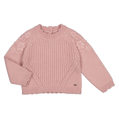 Baby Embroidered Flowers Sweater