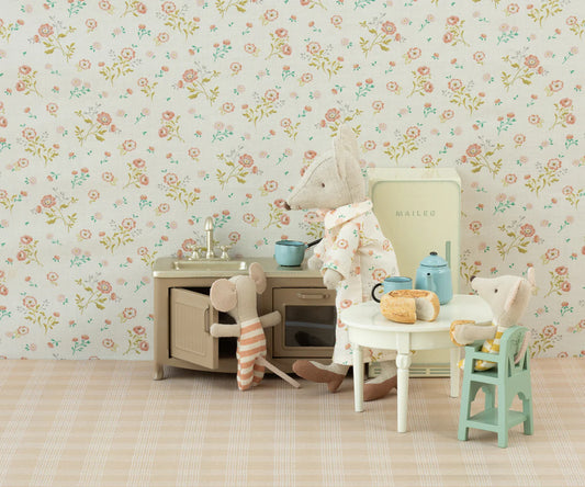 Maileg High chair, Mouse - Mint