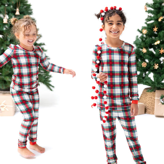 Holiday Plaid Loungewear Set