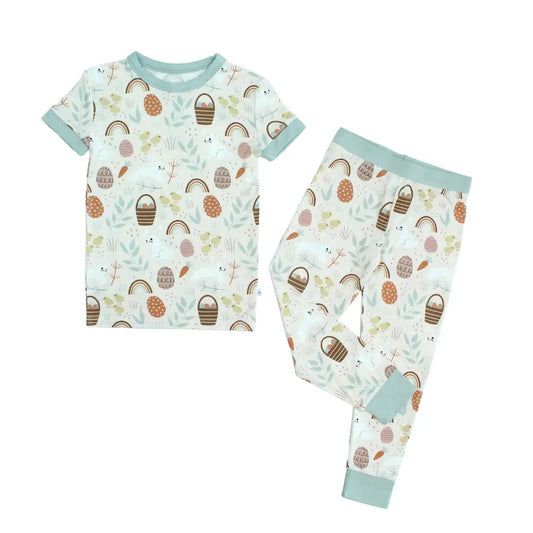 Hop To It Easter Bamboo Pajama Set