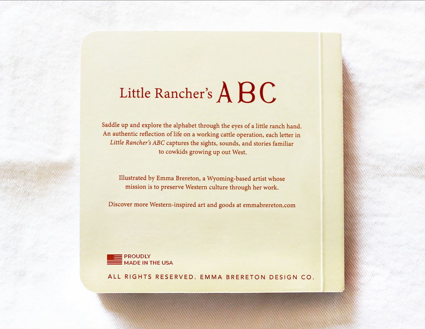Little Rancher's ABC Board Book