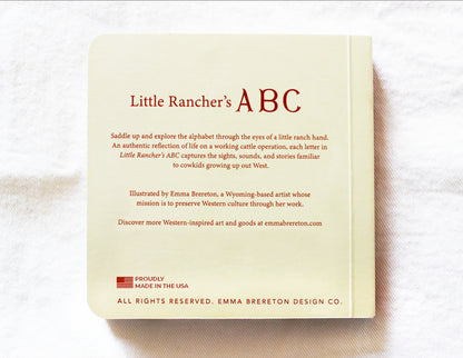 Little Rancher's ABC Board Book