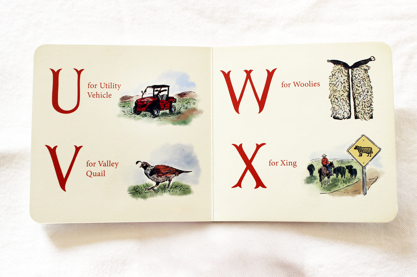 Little Rancher's ABC Board Book