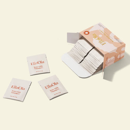 Unflavored Iron with Vitamin C - 30 Unflavored Stick Packs