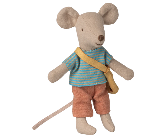 Little brother mouse with bag (Available Mid June)