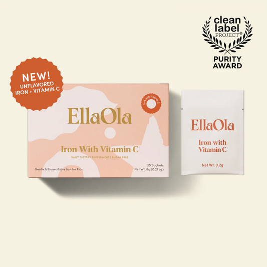 Unflavored Iron with Vitamin C - 30 Unflavored Stick Packs