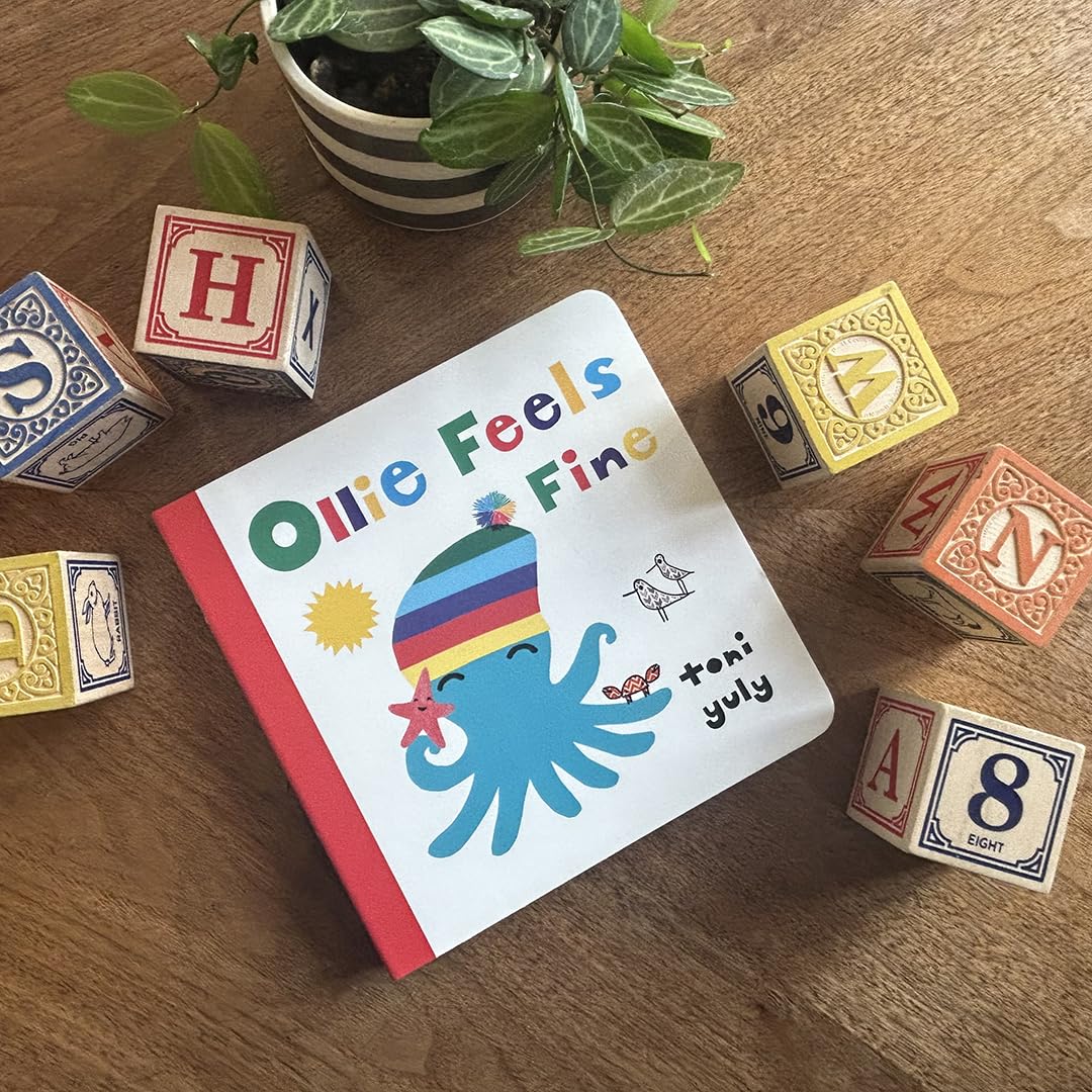 Ollie Feels Fine: Emotions Board Book for Toddlers 1-3