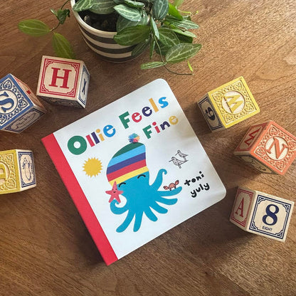 Ollie Feels Fine: Emotions Board Book for Toddlers 1-3
