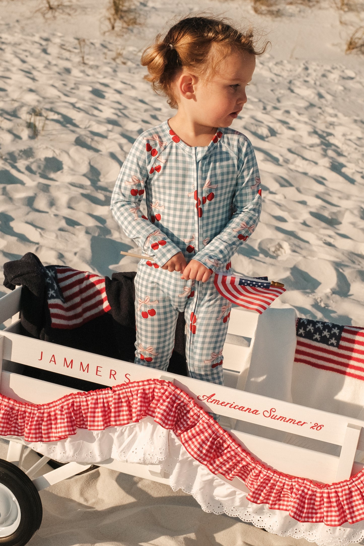 Little Cherry Zipper Romper