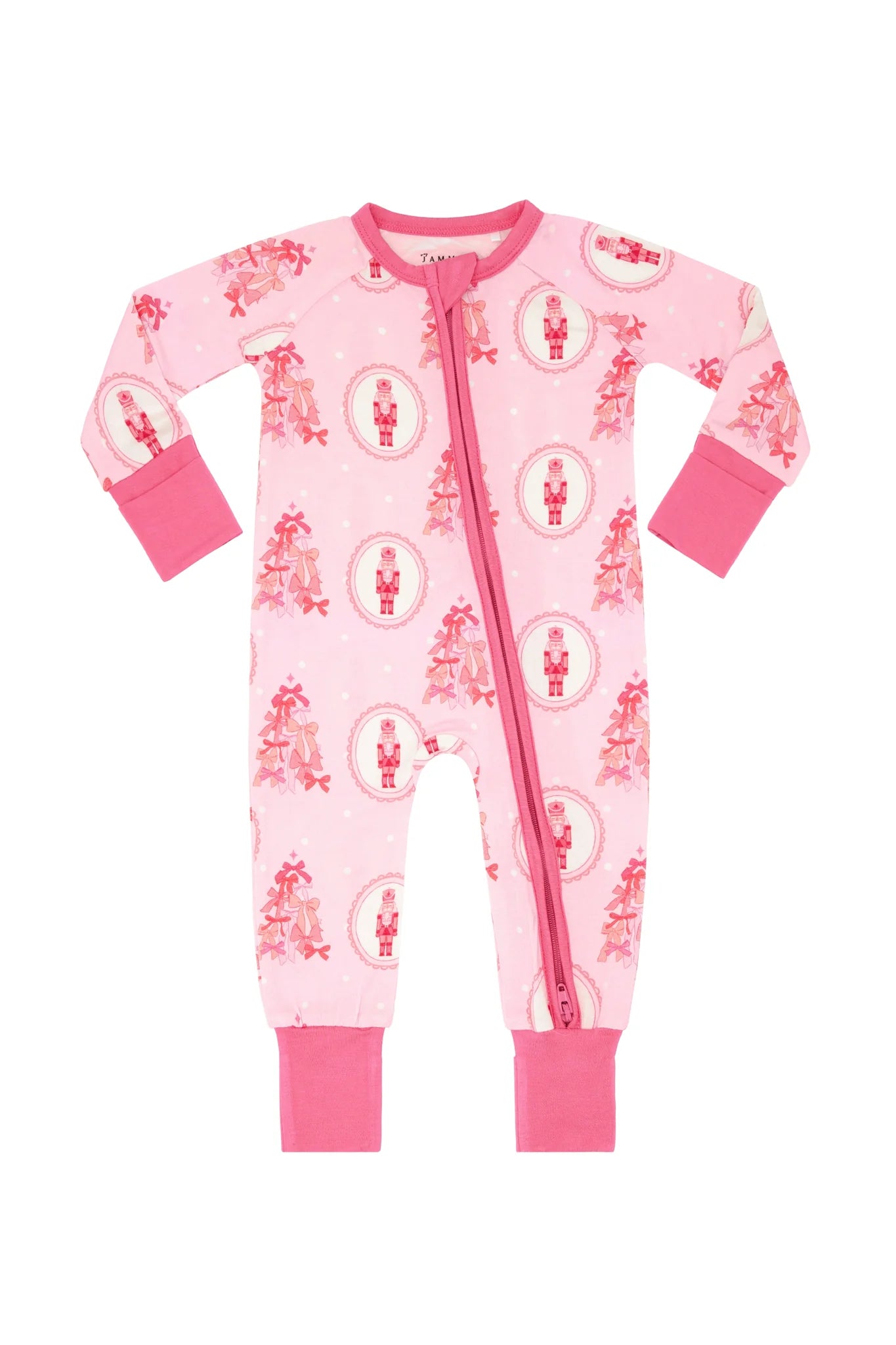 Wrapped in Bows Nutcracker Zipper Romper